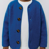 Kids wool jacket - 100% organic Merino